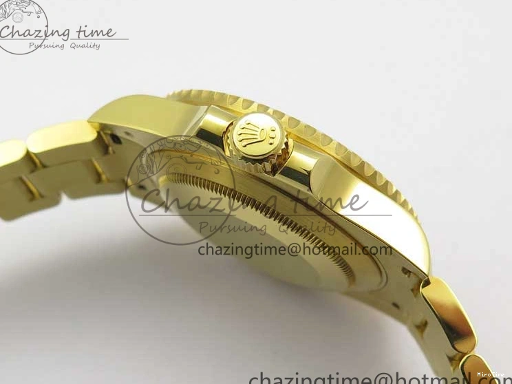 MiroTime 0111 WaterResistant Submariner 116618 LN D1F Best Edition YG Wrapped Black Dial on YG Wrapped Bracelet A 2588